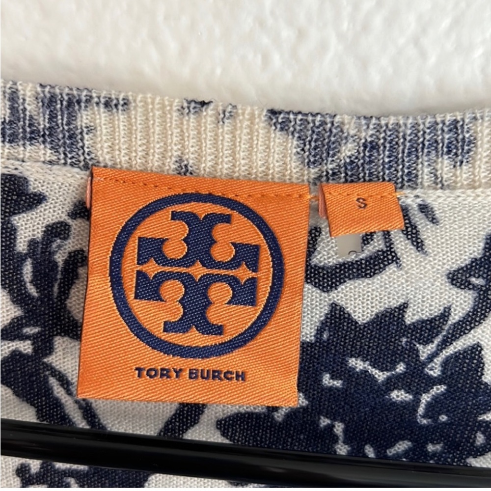 Tory Burch Floral Cardigan, Size S - Picture 7 of 9